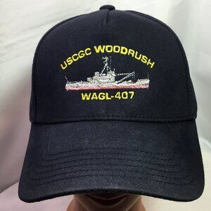 USCGV Woodrush WAGL-407 Hat Navy Blue Strap-Back